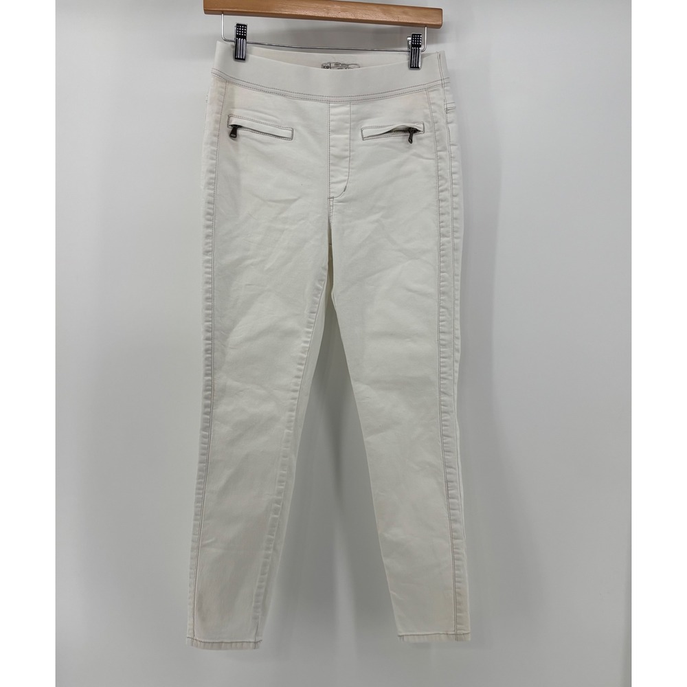 Free People Skinny Jeggings Women's 28 White High Rise Stretch